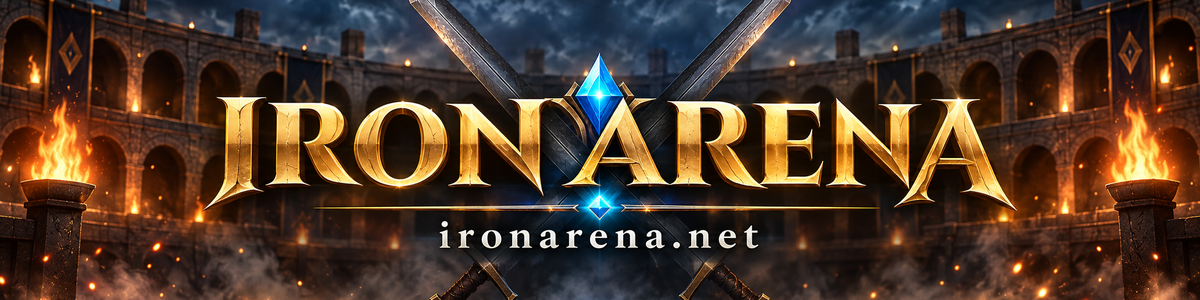 ⚔️ ironarena.net ⚔️ V24Xx Light-Farm Server ⚔️ Official 09.10.2026 ⚔️ banner